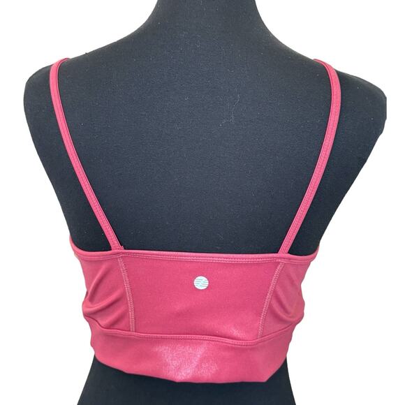 New ~  ZELLA ~  Women's Pink Sports Bra Size Large FALL - Picture 3 of 4